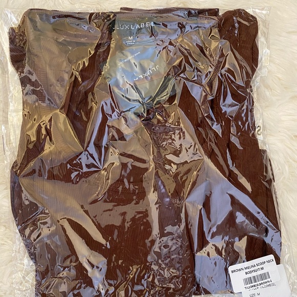 JLUXLABEL BROWN MOCHA TOP - Picture 5 of 8